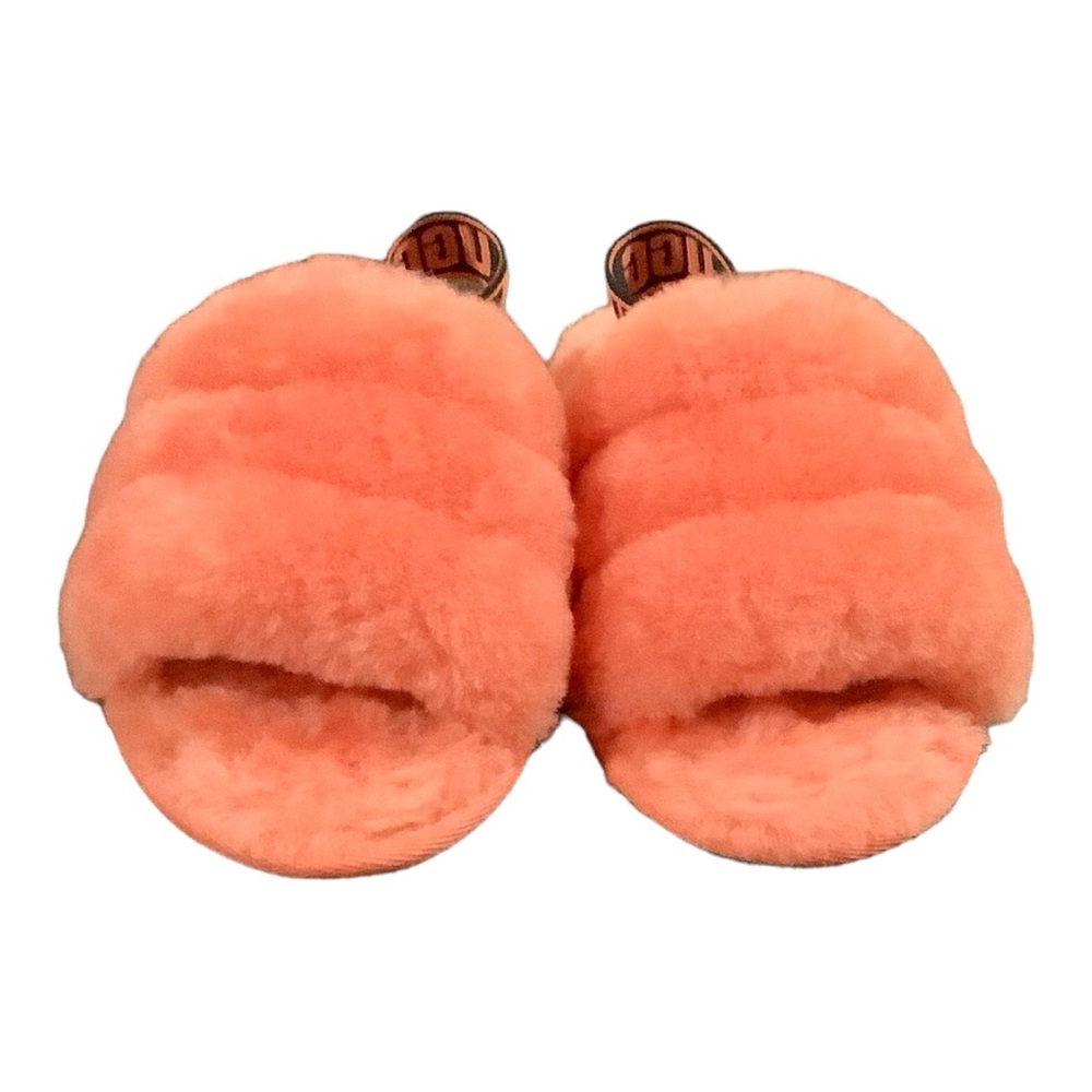 UGG GIRLS FURRY SLIPPERS SIZE 11 - Picture 2 of 6